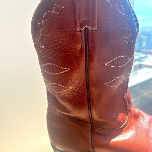 Men’s vintage  Boulet Cowboy Boots!!! Men’s 10.5 - Picture 4 of 7